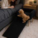 RAMPAXL Köpek Rampası Köpek Yatağı Ve Puf İki Fonksiyonlu Siyah Renk