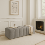 Ringo Uzun Modern Puf Benç  - 120 Cm - Görsel 3