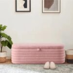 Sidney Sandıklı Ayak Ucu Puf Benç - PEMBE - Görsel 2